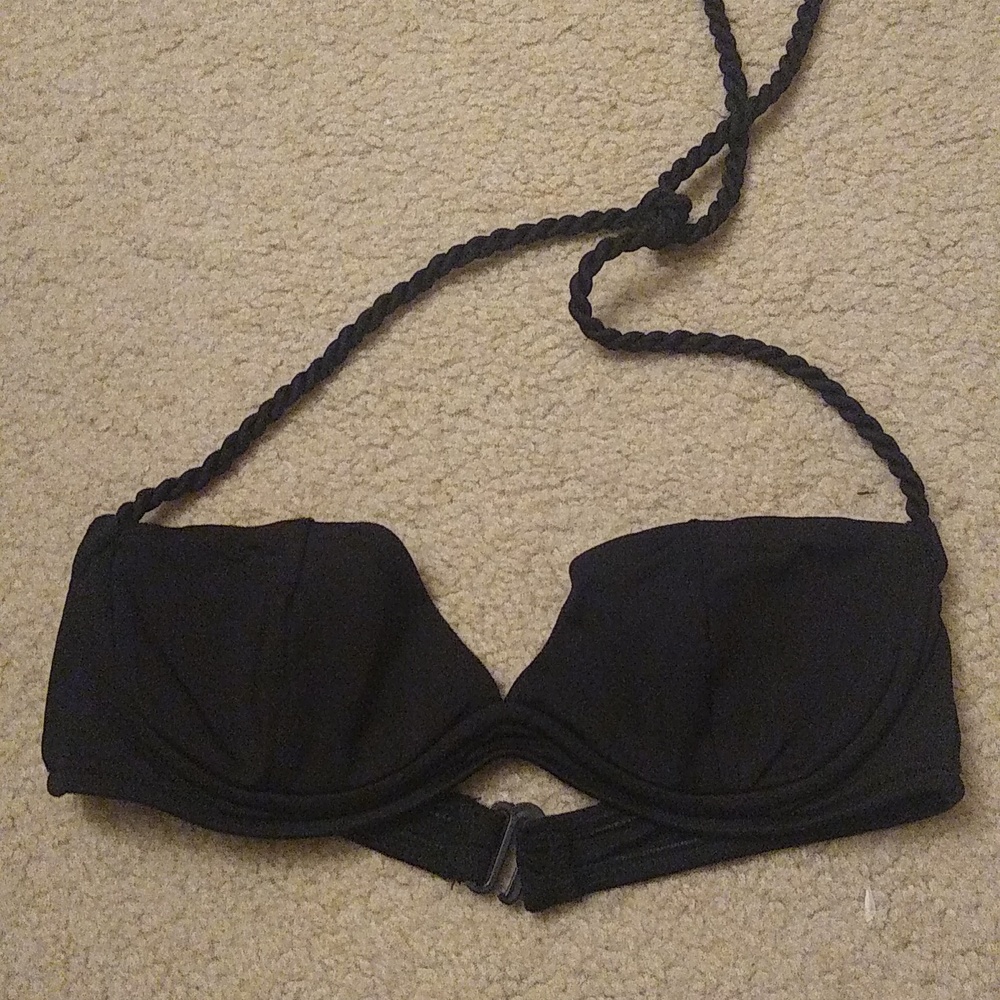 Itty Bitty Black Bikini Top